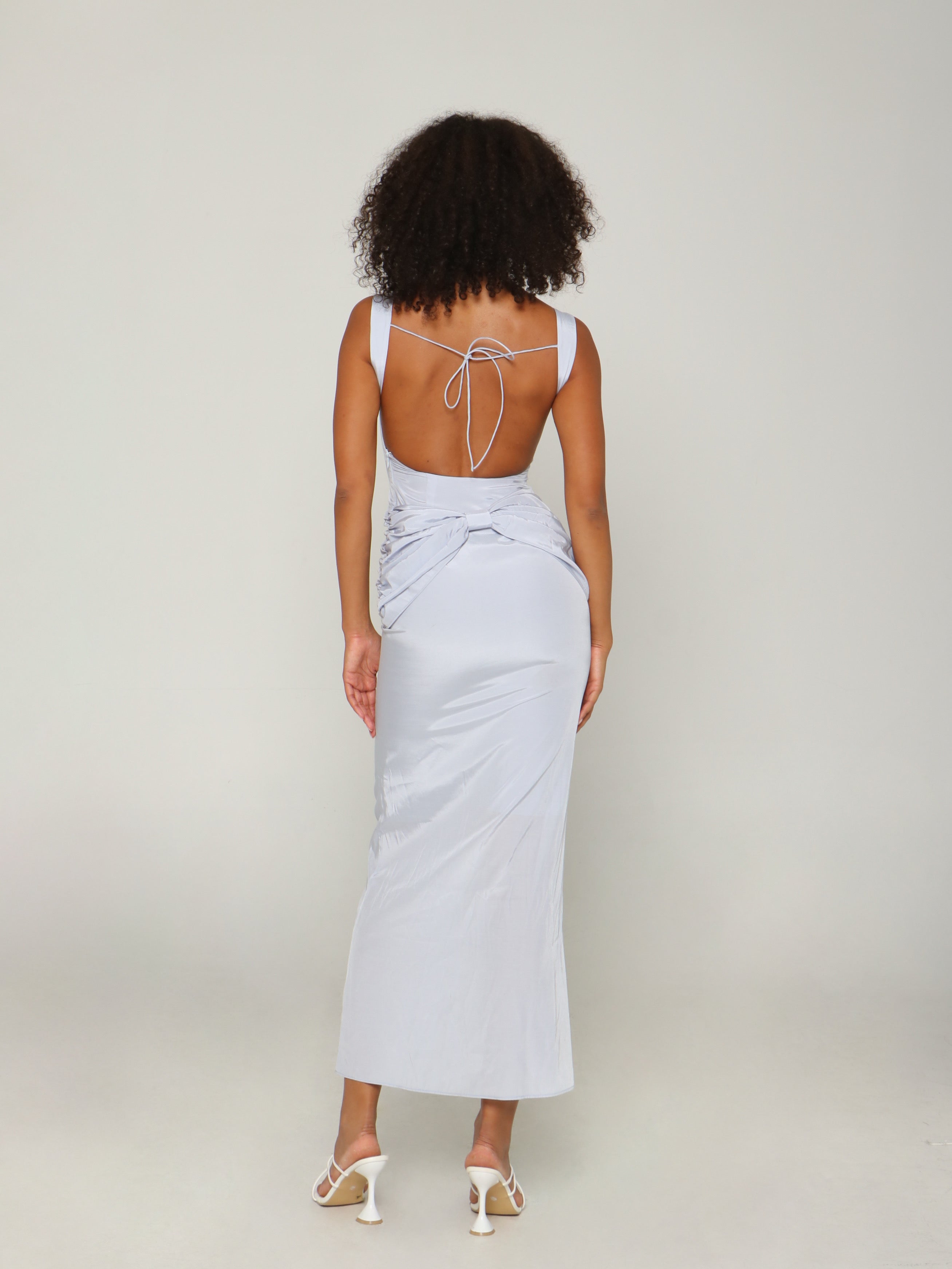 MOONLIT BOW MAXI DRESS