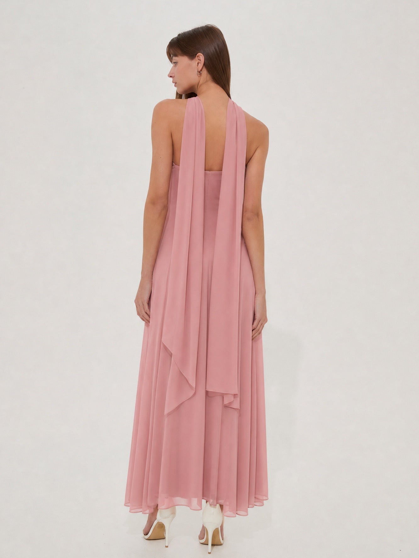 BELLA ROSA MAXI DRESS - BLUSH PINK