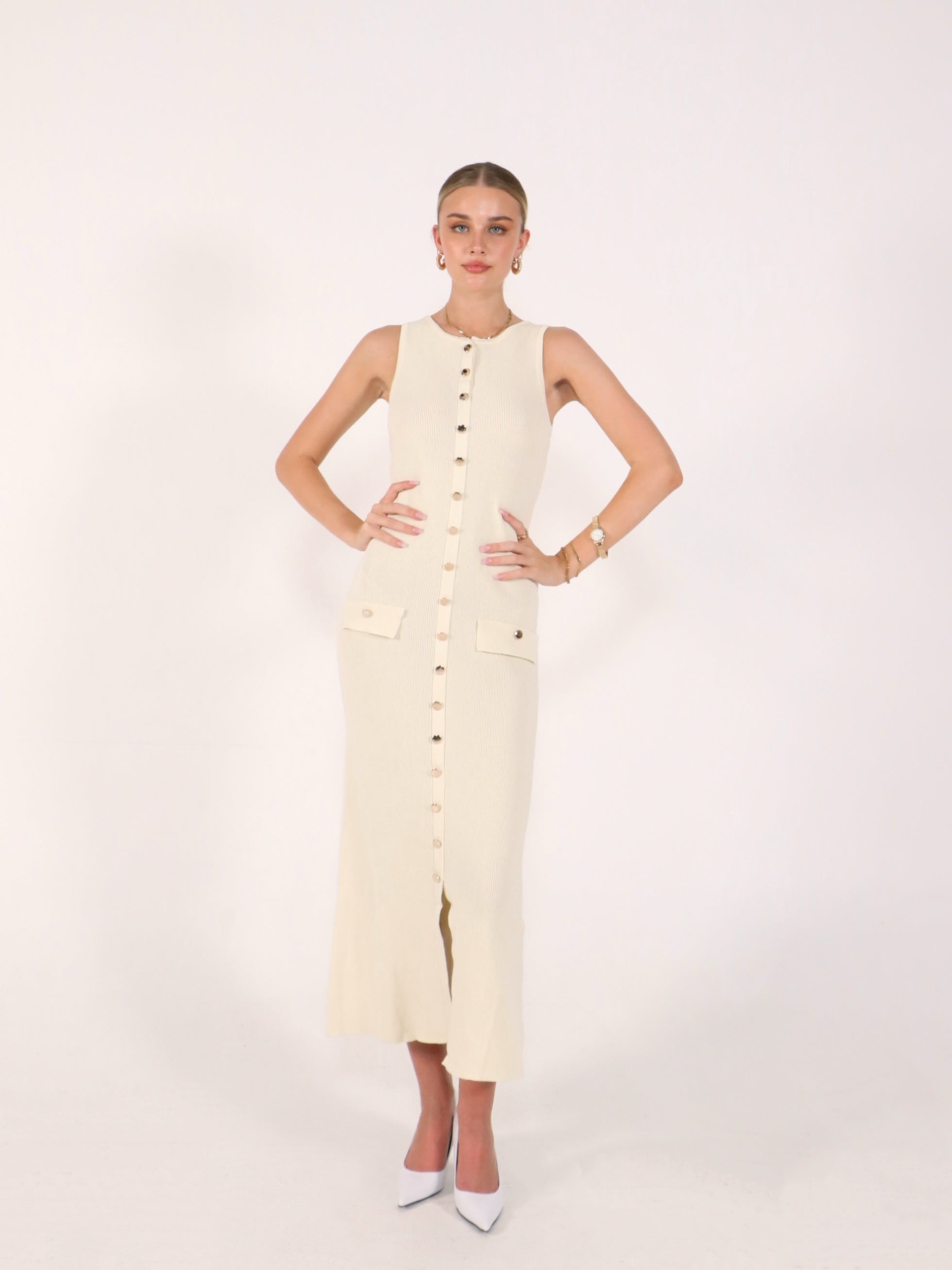EMBER KNIT MIDI DRESS