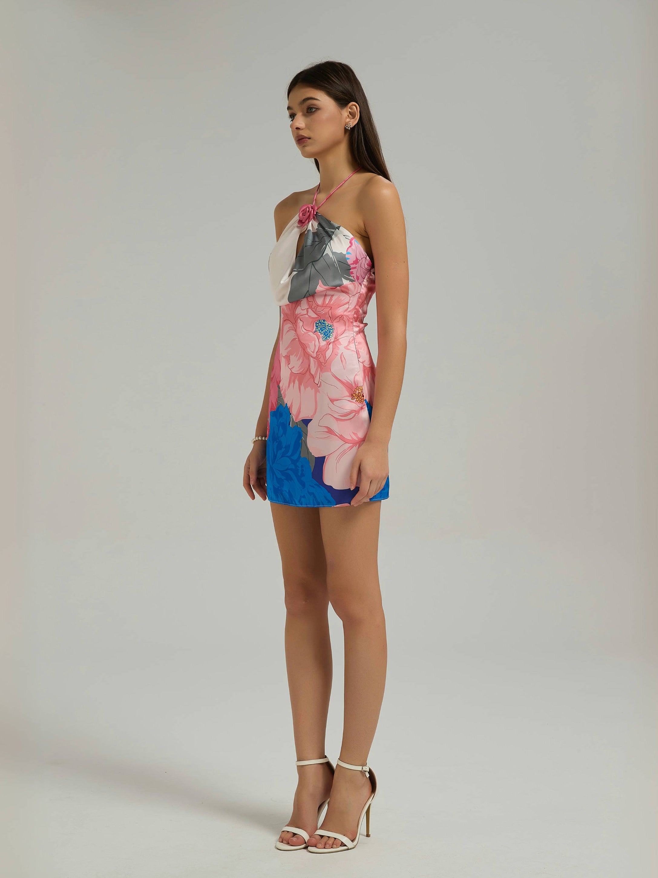 AZALEA MINI DRESS - PINK FLORAL