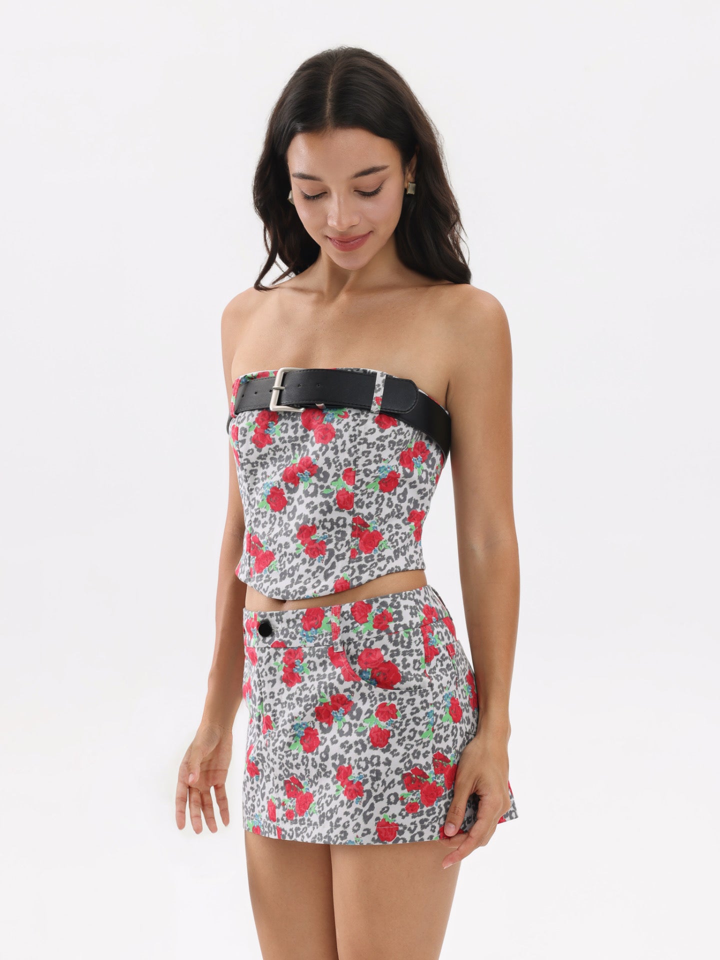 WILD ROSA DENIM SET
