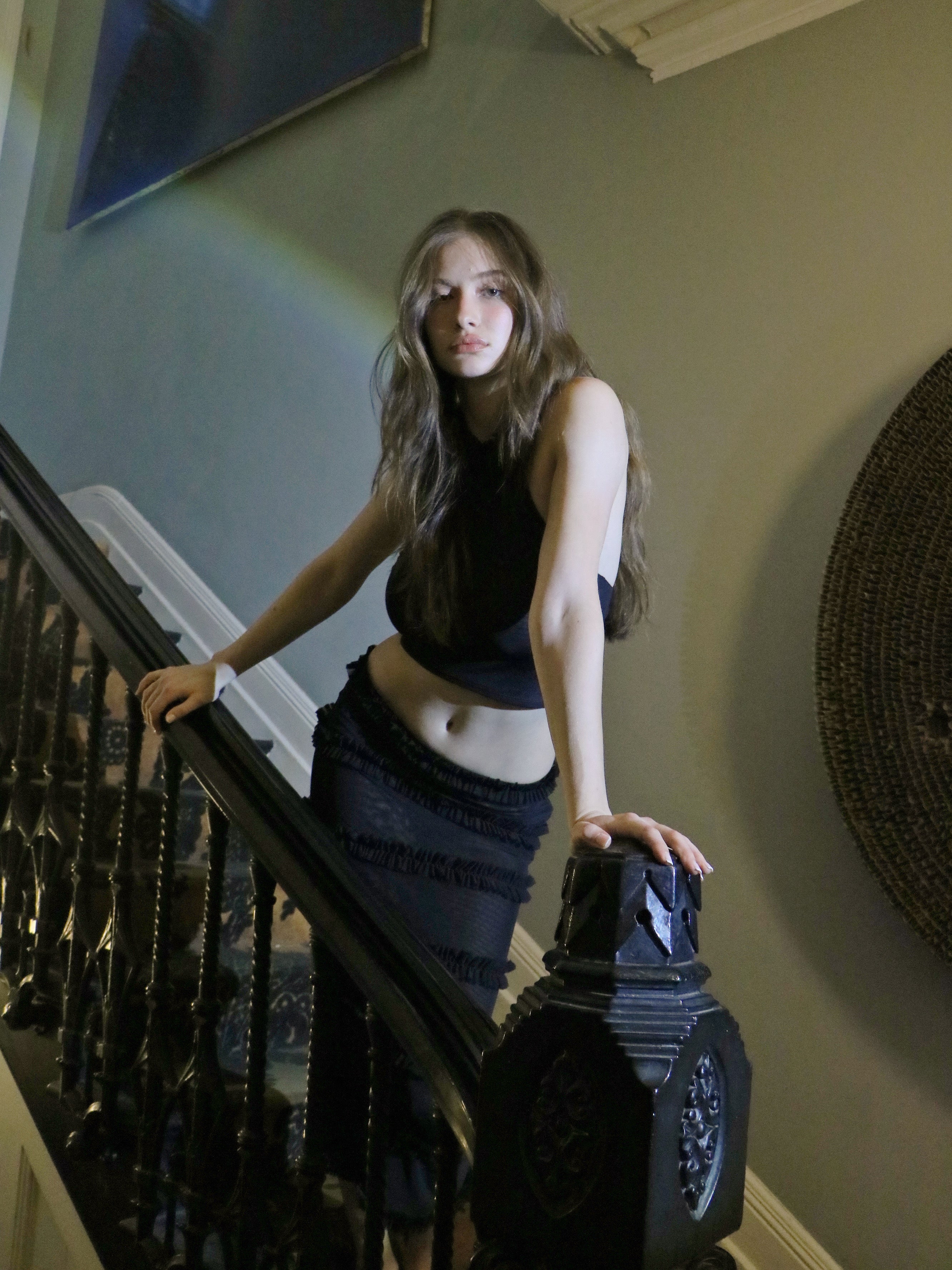 MIDNIGHT SHEER RUCHED SET