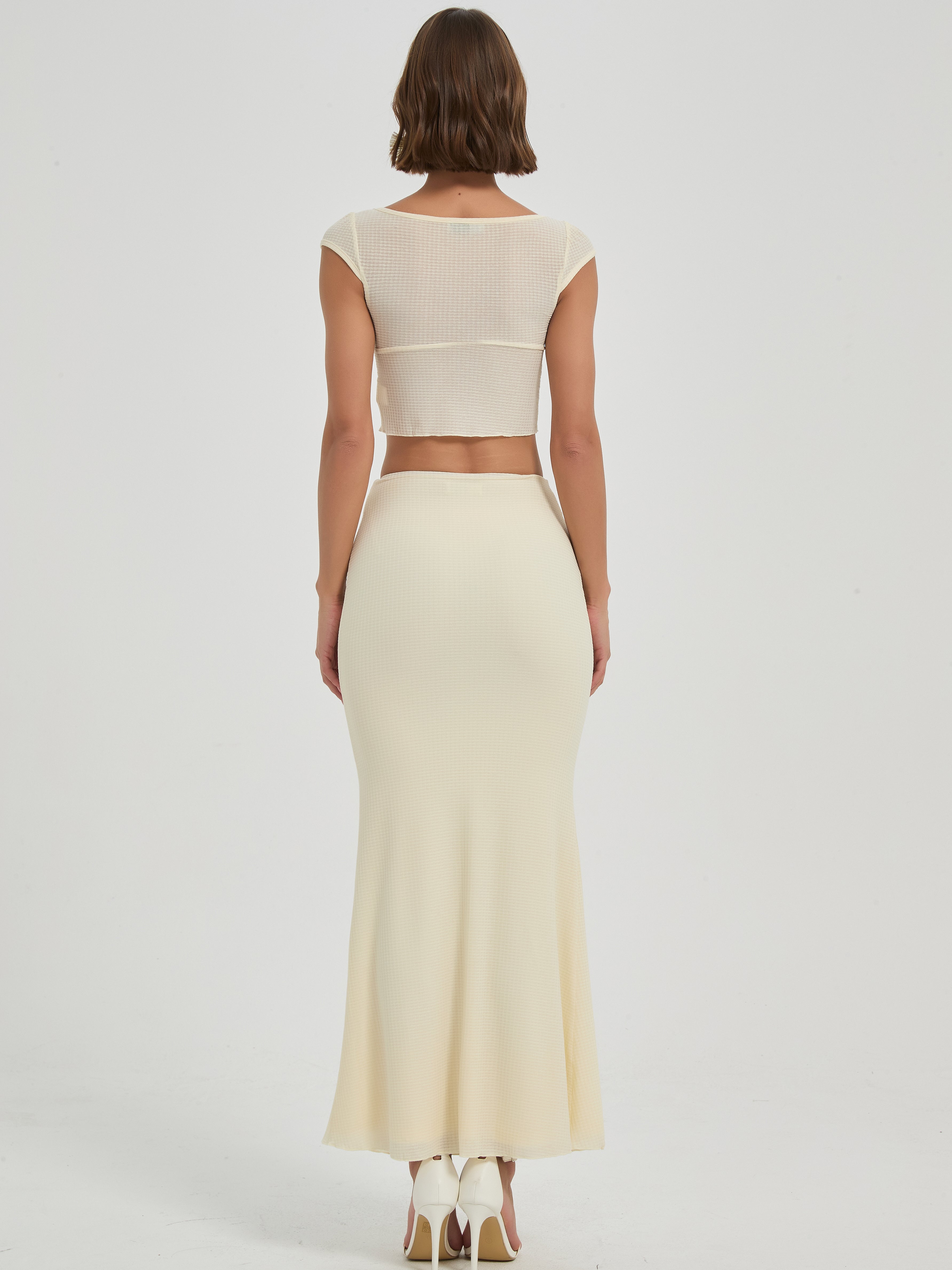 ISLA TIE MAXI SET - CREAM