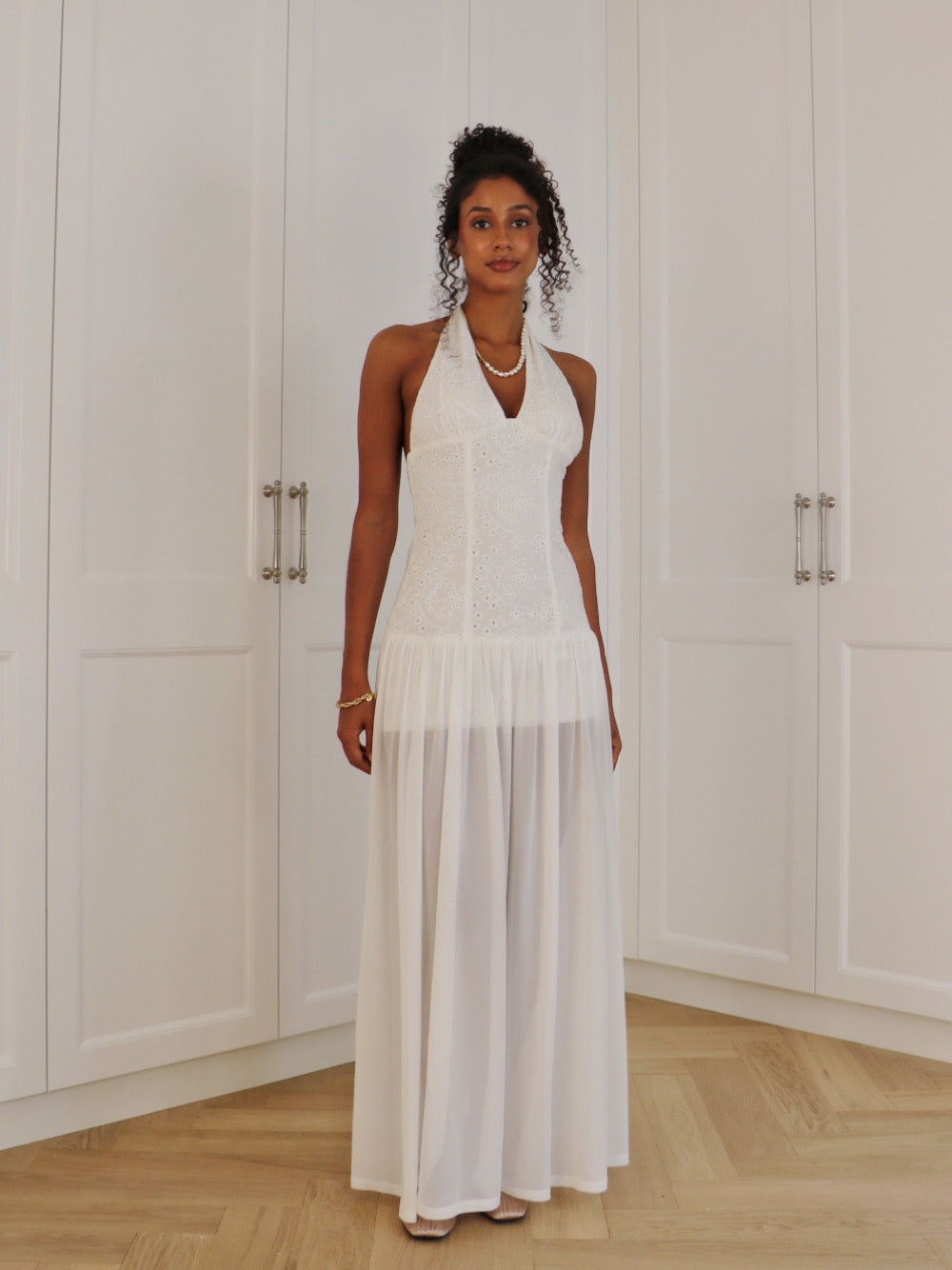 BIANCA HALTER MAXI DRESS
